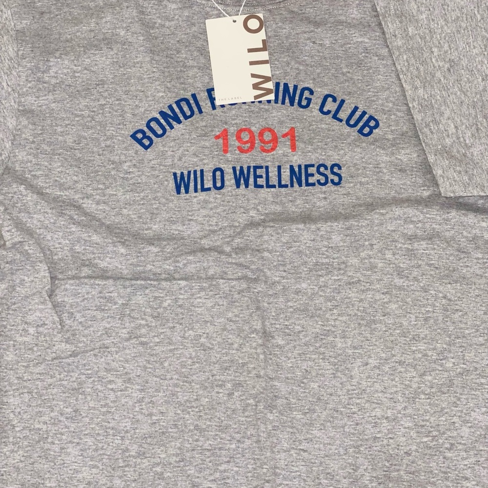 Wilo Wellness Gray Short Sleeve Tee‎